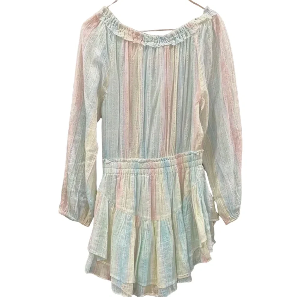 LSF multi colored Banou Striped layer dress size Small - Picture 9 of 9